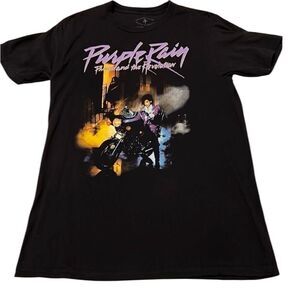 Authentic Prince Purple Rain mens sz M short sleeve T-shirt  EUC